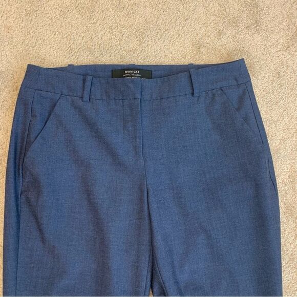 Rw and Co. blue suiting ankle slim pants Sz 6 - Picture 3 of 10
